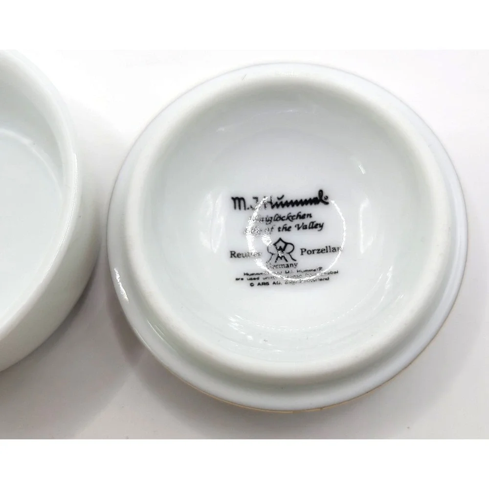 MJ Hummel Trinket Box Porcelain Maiglockchen Lily of the Valley